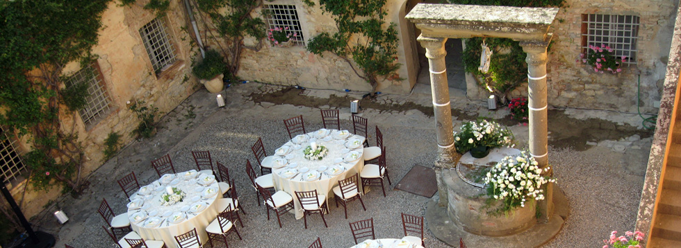 Prenotazione villa con piscina in Toscana :: Villa Catignano